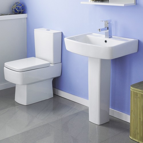 Additional image for Bliss 4 Piece Bathroom Suite With Toilet & 600mm Basin.