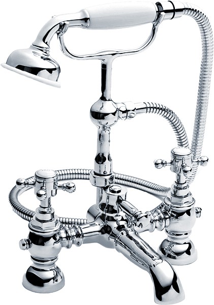Additional image for Traditional Bath Shower Mixer Faucet With Shower Kit.