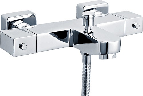Additional image for Modern Wall Mounted Thermostatic Bath Shower Mixer Faucet.