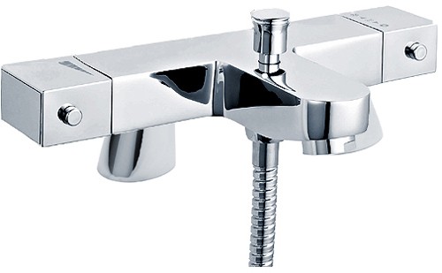 Additional image for Modern Thermostatic Bath Shower Mixer Faucet (Chrome).