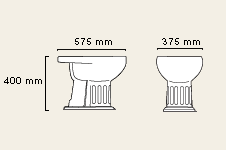 Additional image for Bidet with 1 Faucet Hole.