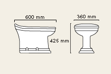 Additional image for Bidet with 1 Faucet Hole.