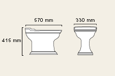 Additional image for Finesse Bidet with 1 Faucet Hole.