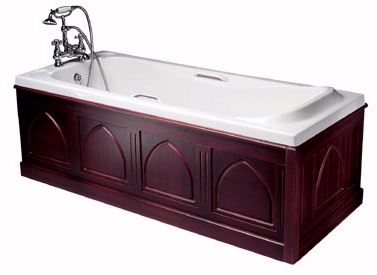 Additional image for White bath. 1700 x 700mm with grips. Legs included.