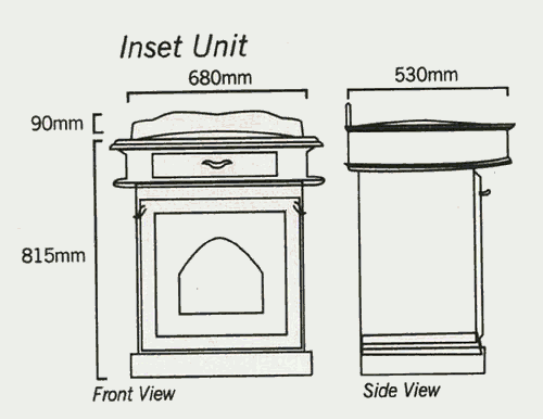 Additional image for Vanity unit in traditional limed oak finish with vanity basin.