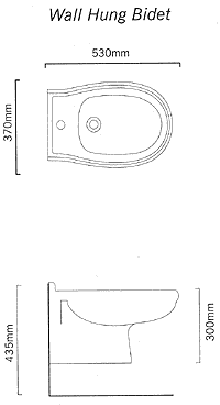 Additional image for Wall Hung Bidet.