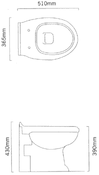 Additional image for 3 Piece Bathroom Suite.