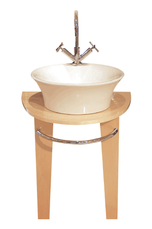 Additional image for Round Airo Free-Standing Basin, 1 Faucet Hole. 500x500mm
