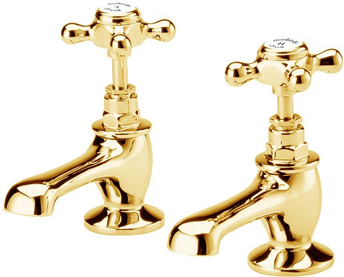 Additional image for Basin faucets (Pair, Antique Gold)