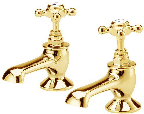 Additional image for Bath faucets (Pair, Antique Gold)