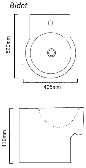 Additional image for Back To Wall Bidet.