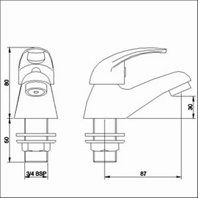 Additional image for Bath faucets (pair)