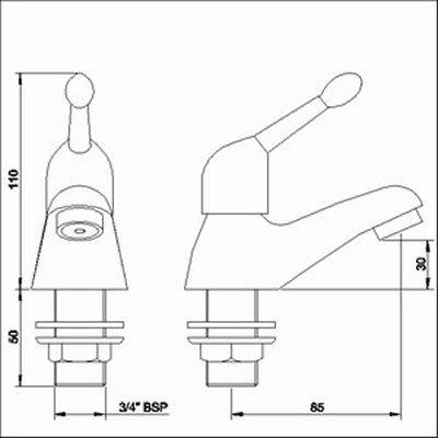 Additional image for Bath faucets (pair)