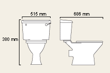 Additional image for WC with cistern and fittings