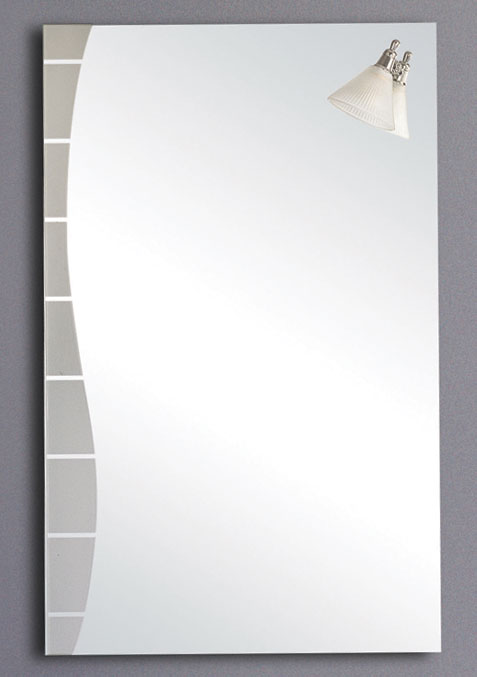 Additional image for Doncaster illuminated bathroom mirror.  Size 500x800mm.