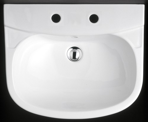 Additional image for 2 Faucet Hole Basin. 550mm.