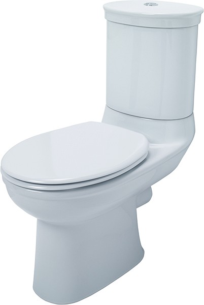 Additional image for Contemporary Toilet With Push Flush Cistern.