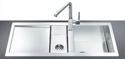 Additional image for 1.5 Bowl Stainless Steel Flush Fit Sink, Left Hand Drainer.