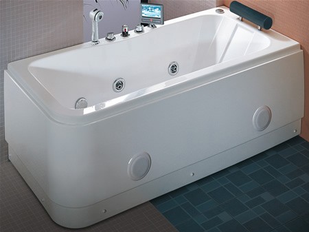 Additional image for Deluxe Whirlpool Bath wth TV.  Left Hand. 1690x800mm.