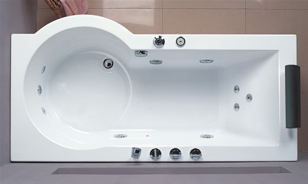 Additional image for Complete Shower Bath (Right Hand). 1680mm. 8 Jet whirlpool.