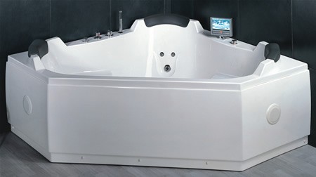 Additional image for Whirlpool Bath for 3 People with TV. 1700x1700mm.