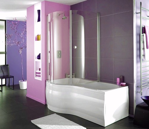 Additional image for Complete Shower Bath (Left Hand). 1700x700mm.