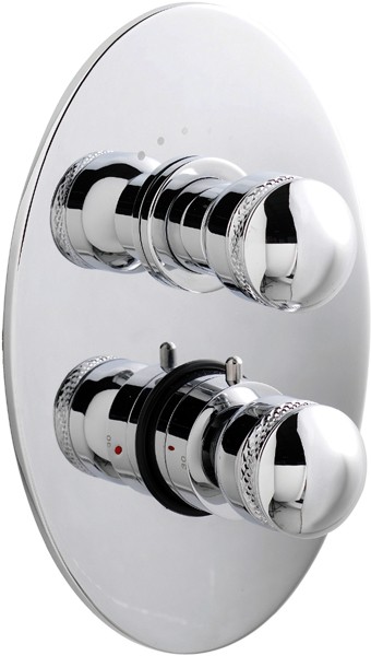 Additional image for Twin concealed thermostatic shower valve