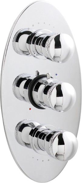 Additional image for Triple concealed thermostatic shower valve