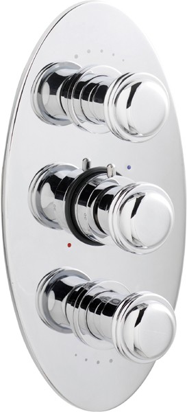 Additional image for Triple concealed thermostatic shower valve