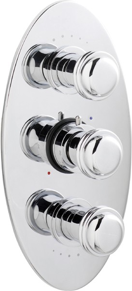 Additional image for Triple concealed thermostatic shower valve