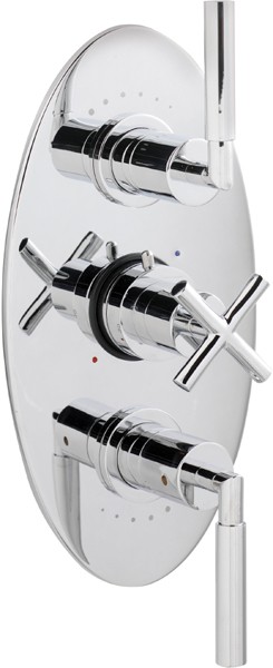 Additional image for Triple concealed thermostatic shower valve