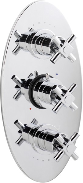 Additional image for Triple concealed thermostatic shower valve