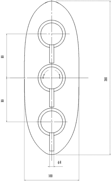 Additional image for Triple Concealed Thermostatic Shower Valve.