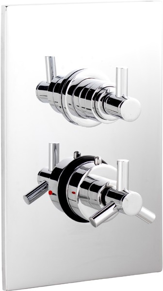 Additional image for 3/4" Twin Concealed Thermostatic Shower Valve.
