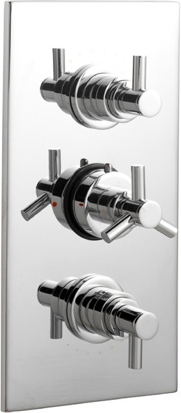 Additional image for 3/4" Triple Concealed Thermostatic Shower Valve.