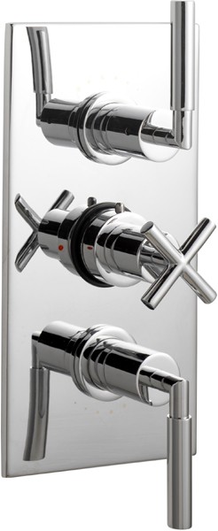 Additional image for 3/4" Triple Concealed Thermostatic Shower Valve.