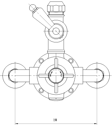 Additional image for 1/2" Twin Thermostatic Shower Valve (Chrome)