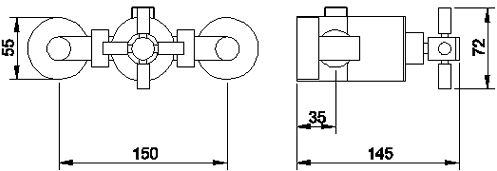 Additional image for Sequential thermostatic valve with X head