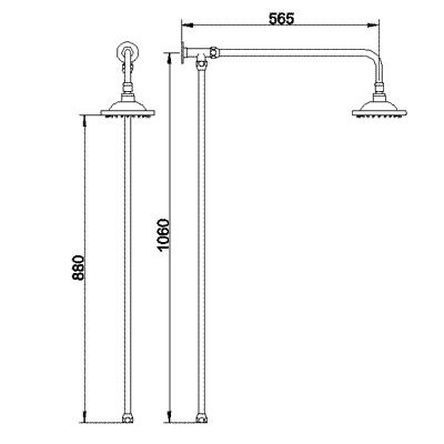 Additional image for Rigid riser kit in gold