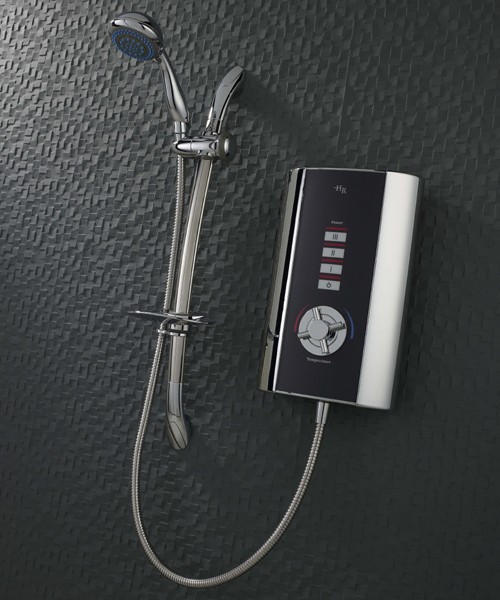 Additional image for 9.5kW Electric Shower (Black & Chrome).