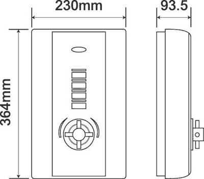 Additional image for 9.5kW Electric Shower (Black & Chrome).