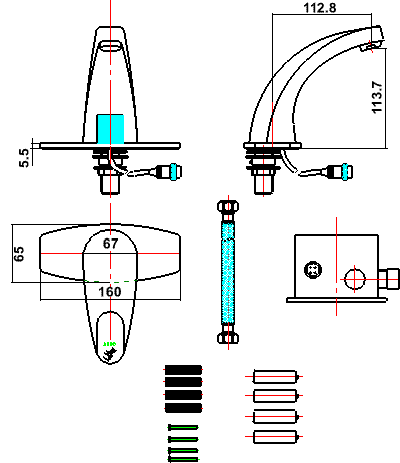 Additional image for Ultra Electronic Basin Filler (Battery powered)