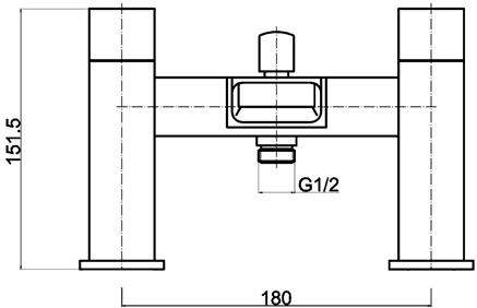 Additional image for Waterfall Bath Shower Mixer Faucet With Shower Kit (Chrome).