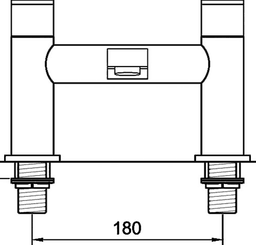 Additional image for Basin Mixer & Bath Filler Faucet Set (Chrome).