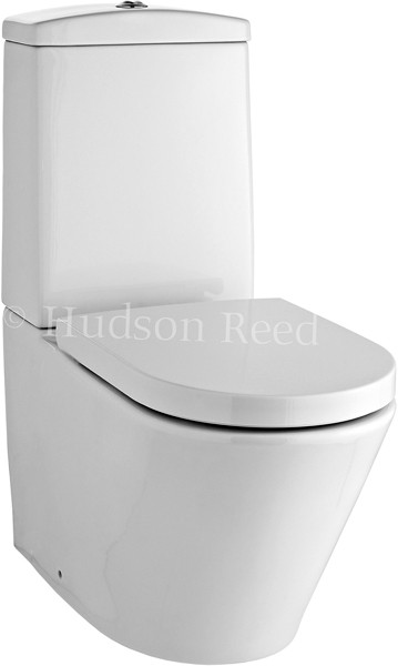 Additional image for Curved Toilet With Dual Push Flush & Top Fix Seat.