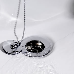 Additional image for Brass basin waste with ball chain (Chrome)