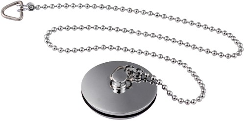 Additional image for Bath Plug And Chain (Chrome).