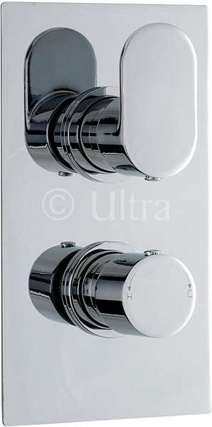 Additional image for Twin Concealed Thermostatic Shower Valve (Chrome).