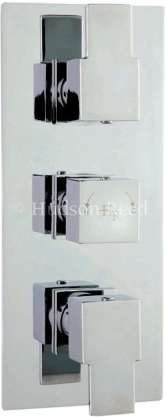 Additional image for Triple Concealed Thermostatic Shower Valve (Chrome).