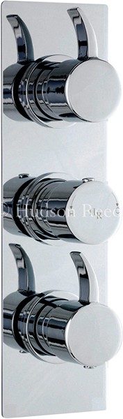 Additional image for Triple Concealed Thermostatic Shower Valve (Chrome).